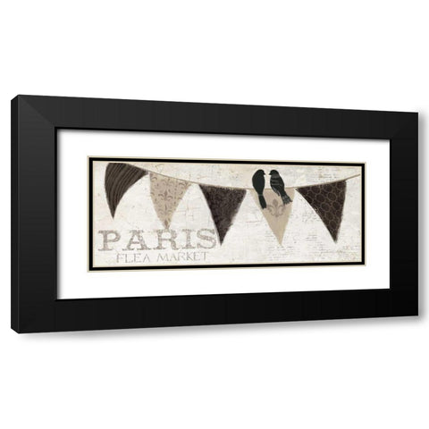 French Flea Market III Black Modern Wood Framed Art Print with Double Matting by Adams, Emily