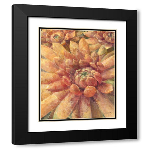Nature Delight II   Black Modern Wood Framed Art Print with Double Matting by Nai, Danhui