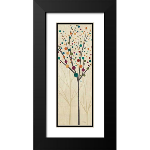 Flying Colors Trees Light II Black Modern Wood Framed Art Print with Double Matting by ERR, Pela