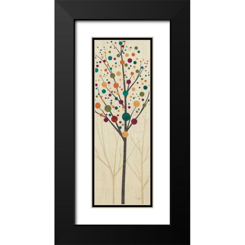 Flying Colors Trees Light III Black Modern Wood Framed Art Print with Double Matting by ERR, Pela