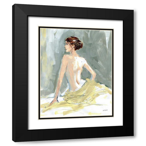 Nude II Black Modern Wood Framed Art Print with Double Matting by Tavoletti, Anne