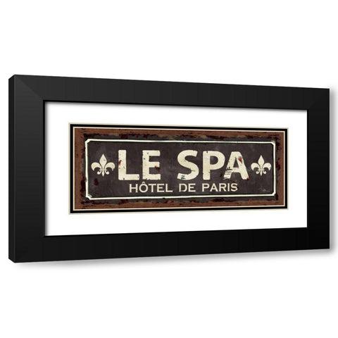 Vintage Bath I Black Modern Wood Framed Art Print with Double Matting by Pela Studio