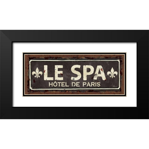Vintage Bath I Black Modern Wood Framed Art Print with Double Matting by Pela Studio