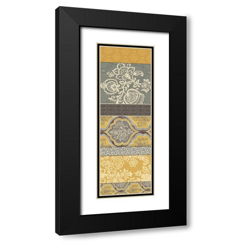 Le Souk VI Black Modern Wood Framed Art Print with Double Matting by Pela Studio