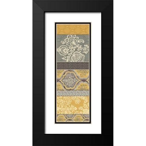 Le Souk VI Black Modern Wood Framed Art Print with Double Matting by Pela Studio