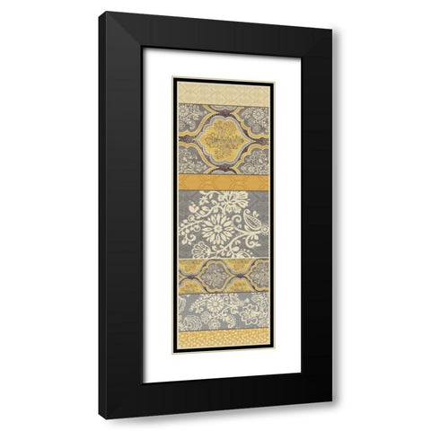 Le Souk VII Black Modern Wood Framed Art Print with Double Matting by Pela Studio