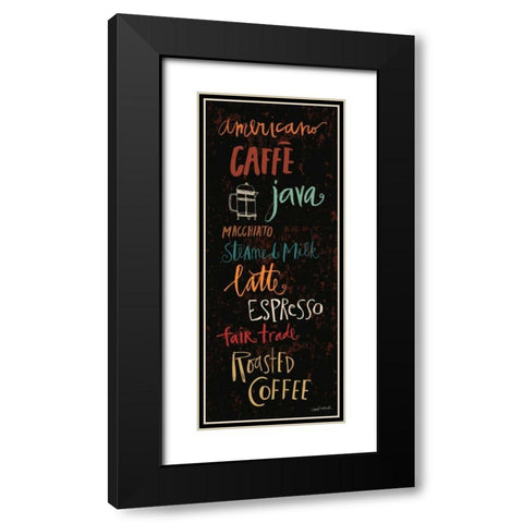 Fair Trade Panel I Black Modern Wood Framed Art Print with Double Matting by Warrick, Cheryl