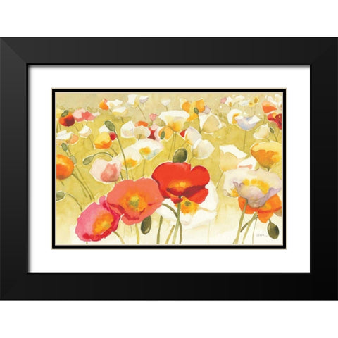 My Iceland Plot I Black Modern Wood Framed Art Print with Double Matting by Novak, Shirley