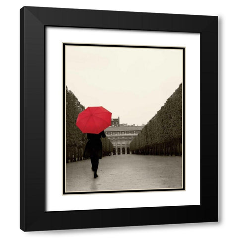 Paris Stroll I Feet Black Modern Wood Framed Art Print with Double Matting by Schlabach, Sue