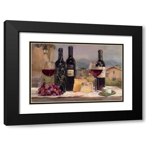 Villa Reds Black Modern Wood Framed Art Print with Double Matting by Hageman, Marilyn