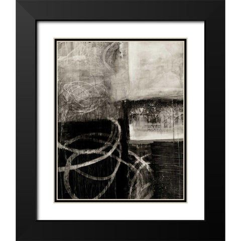 A Wintry Day IV Black Modern Wood Framed Art Print with Double Matting by Davies, Jane