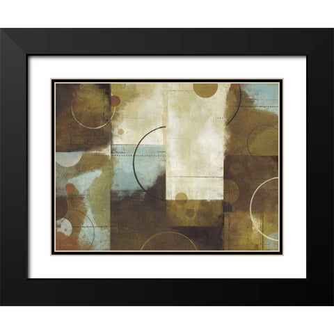 April Showers I Black Modern Wood Framed Art Print with Double Matting by Mullan, Michael