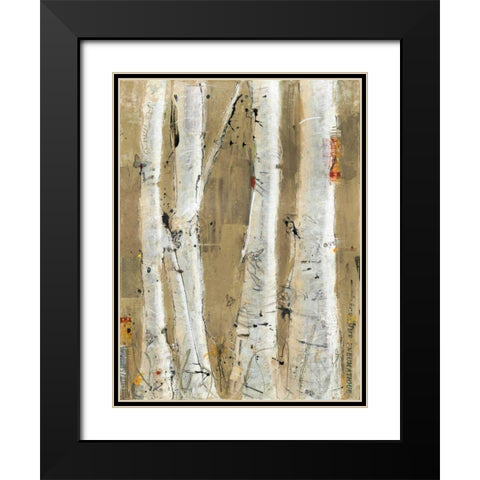 Love Crop Neutral Black Modern Wood Framed Art Print with Double Matting by Day, Kellie