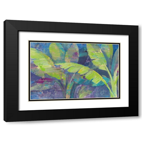 Bermuda Palms Black Modern Wood Framed Art Print with Double Matting by Hristova, Albena