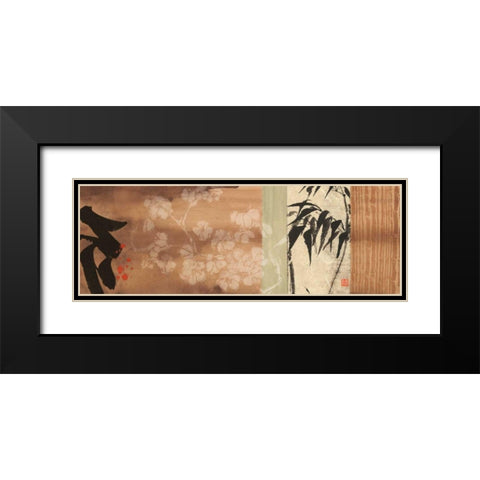 Whispering Dusk I Black Modern Wood Framed Art Print with Double Matting by Paschke, Chris