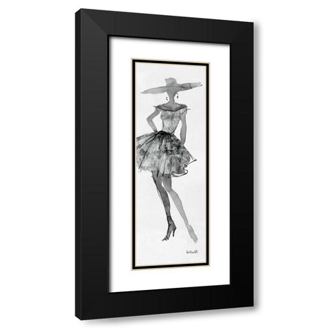 Fashion Sketchbook V Black Modern Wood Framed Art Print with Double Matting by Tavoletti, Anne