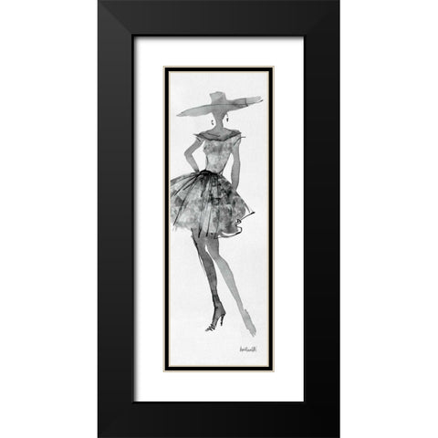 Fashion Sketchbook V Black Modern Wood Framed Art Print with Double Matting by Tavoletti, Anne