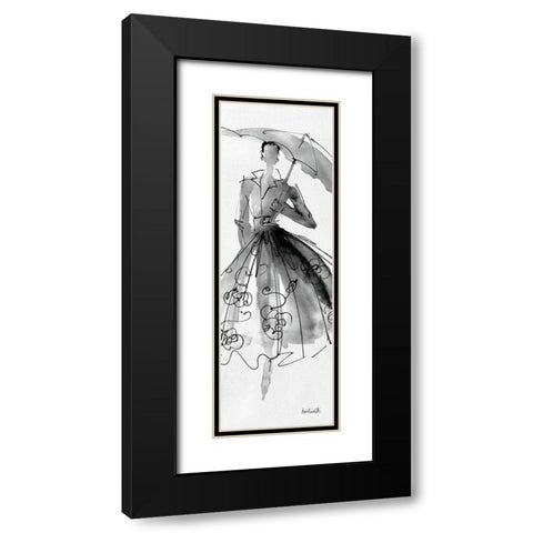 Fashion Sketchbook VI Black Modern Wood Framed Art Print with Double Matting by Tavoletti, Anne