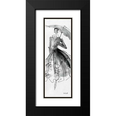 Fashion Sketchbook VI Black Modern Wood Framed Art Print with Double Matting by Tavoletti, Anne