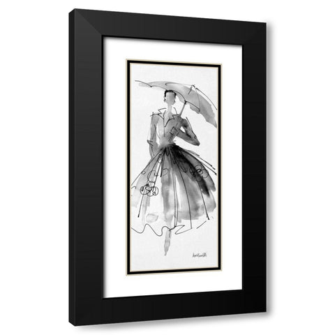 Fashion Sketchbook VI Black Modern Wood Framed Art Print with Double Matting by Tavoletti, Anne