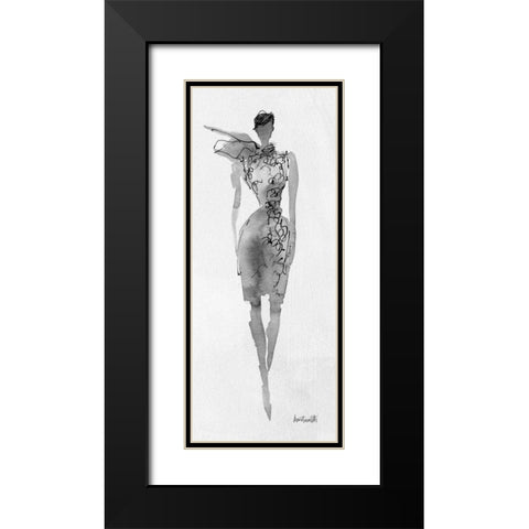 Fashion Sketchbook VIII Black Modern Wood Framed Art Print with Double Matting by Tavoletti, Anne