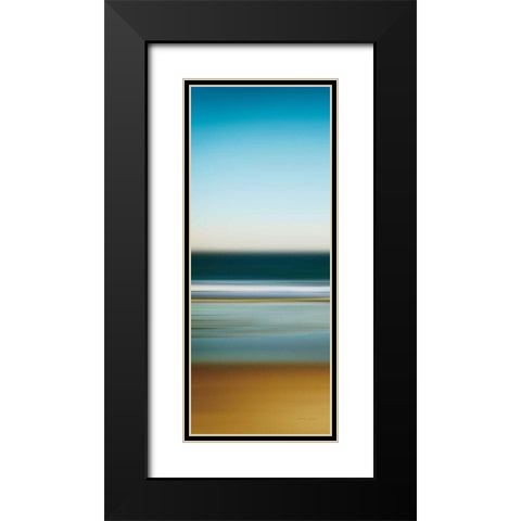 Sea Stripes I Crop Panel I Black Modern Wood Framed Art Print with Double Matting by Gendreau, Katherine