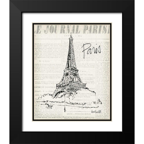 City Sketches III Black Modern Wood Framed Art Print with Double Matting by Tavoletti, Anne