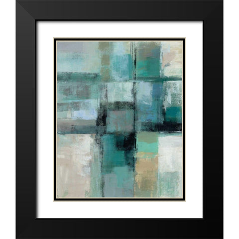 Island Hues Crop I Black Modern Wood Framed Art Print with Double Matting by Vassileva, Silvia