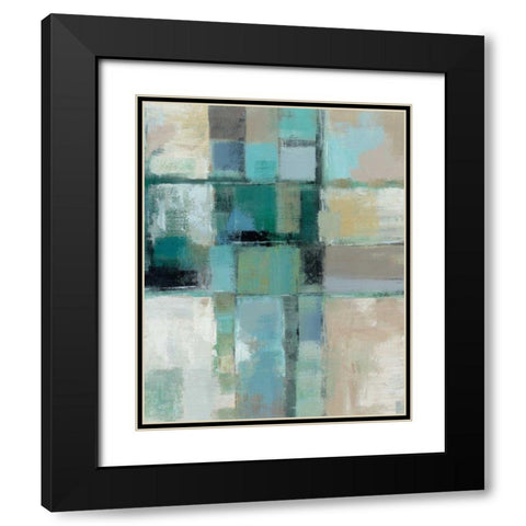 Island Hues Crop II Black Modern Wood Framed Art Print with Double Matting by Vassileva, Silvia