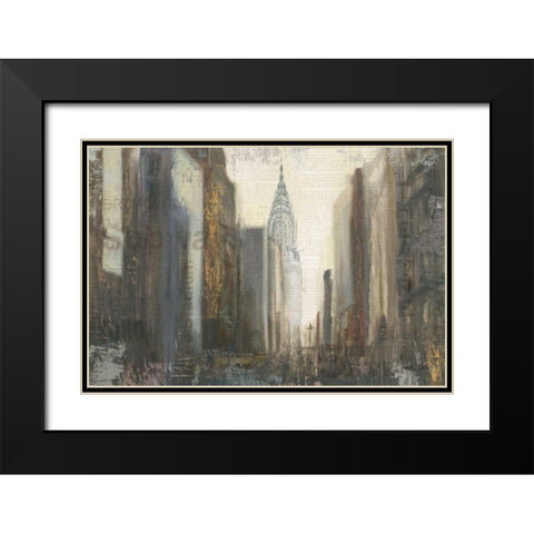 Urban Movement I NY Neutral Crop Black Modern Wood Framed Art Print with Double Matting by Sullivan, Myles
