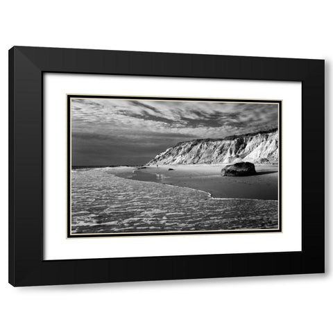 Moshup Storm Black Modern Wood Framed Art Print with Double Matting by Gendreau, Katherine
