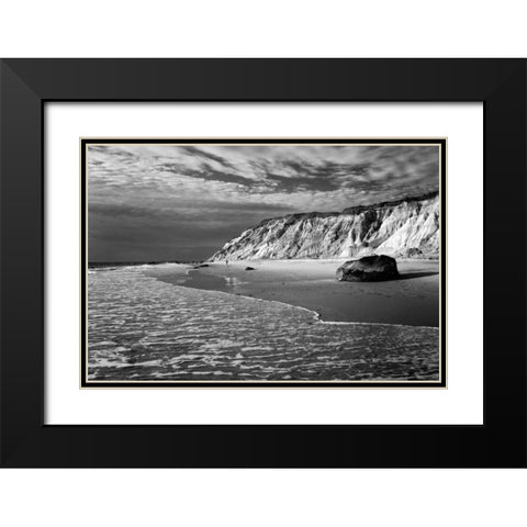 Moshup Storm Black Modern Wood Framed Art Print with Double Matting by Gendreau, Katherine
