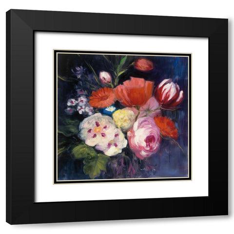 Fresh Cut Black Modern Wood Framed Art Print with Double Matting by Purinton, Julia