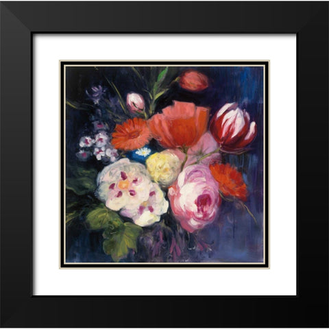 Fresh Cut Black Modern Wood Framed Art Print with Double Matting by Purinton, Julia