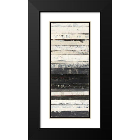 Zephyr I Black Modern Wood Framed Art Print with Double Matting by Schick, Mike