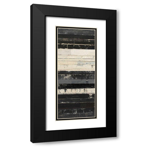 Zephyr II Black Modern Wood Framed Art Print with Double Matting by Schick, Mike