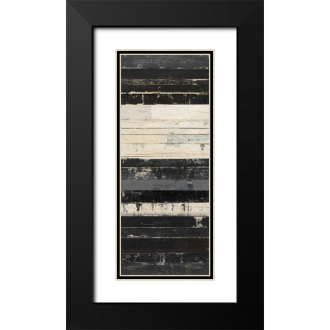 Zephyr II Black Modern Wood Framed Art Print with Double Matting by Schick, Mike