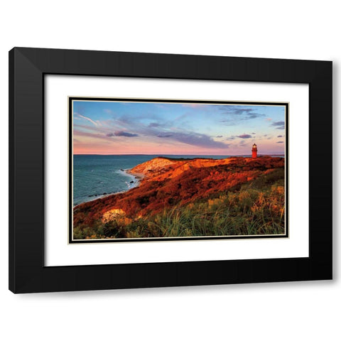 Gay Head Sunset Black Modern Wood Framed Art Print with Double Matting by Gendreau, Katherine