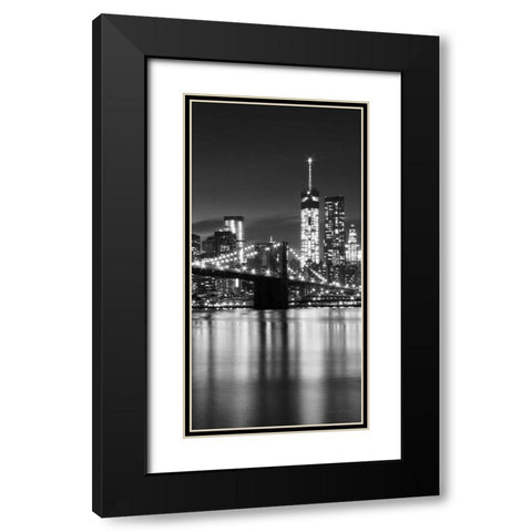 Silver City Crop Black Modern Wood Framed Art Print with Double Matting by Gendreau, Katherine