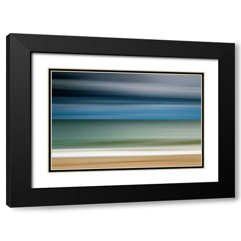 Ocean Storm Black Modern Wood Framed Art Print with Double Matting by Gendreau, Katherine