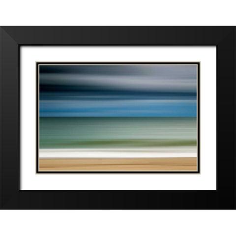 Ocean Storm Black Modern Wood Framed Art Print with Double Matting by Gendreau, Katherine
