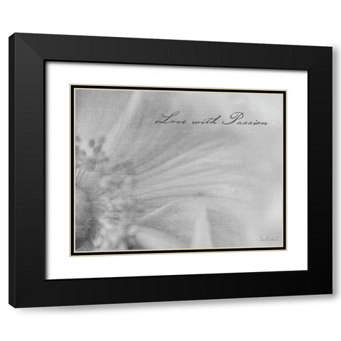 Aimer IV Black Modern Wood Framed Art Print with Double Matting by Richard, Ben