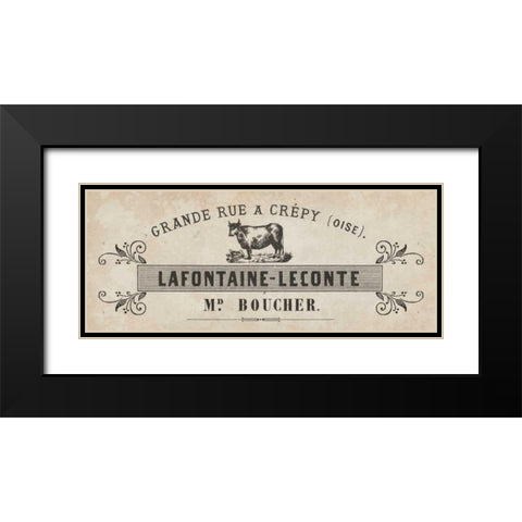 Animal Bill of Sales II Black Modern Wood Framed Art Print with Double Matting by Wild Apple Portfolio