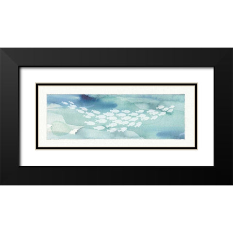Sea Life II Black Modern Wood Framed Art Print with Double Matting by Audit, Lisa