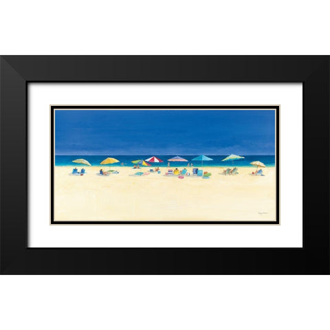 Day at the Beach Black Modern Wood Framed Art Print with Double Matting by Tillmon, Avery