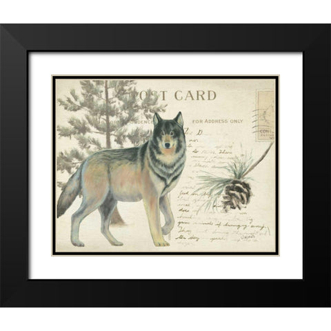 Northern Wild I Black Modern Wood Framed Art Print with Double Matting by Wiens, James