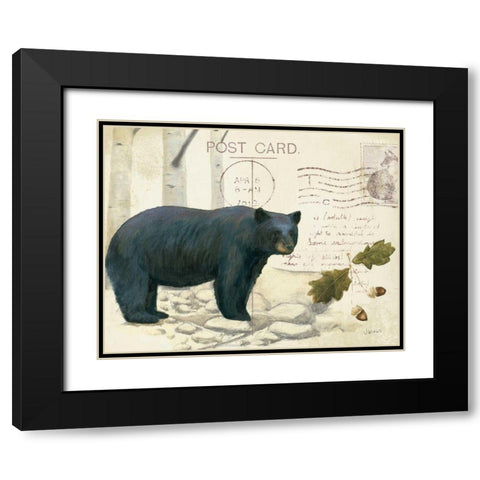 Northern Wild IV Black Modern Wood Framed Art Print with Double Matting by Wiens, James