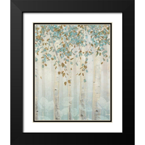 Dream Forest II Black Modern Wood Framed Art Print with Double Matting by Wiens, James