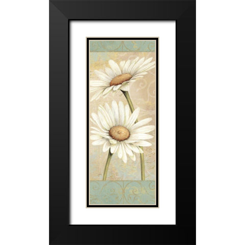 Beautiful Daisies II Black Modern Wood Framed Art Print with Double Matting by Brissonnet, Daphne