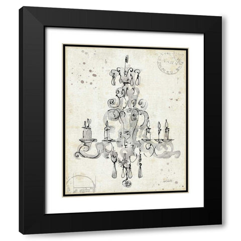 Museum Sketches II Black Modern Wood Framed Art Print with Double Matting by Tavoletti, Anne
